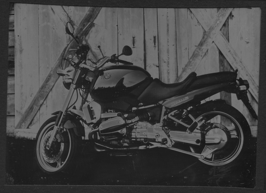Daguerreotype of a Motorcycle