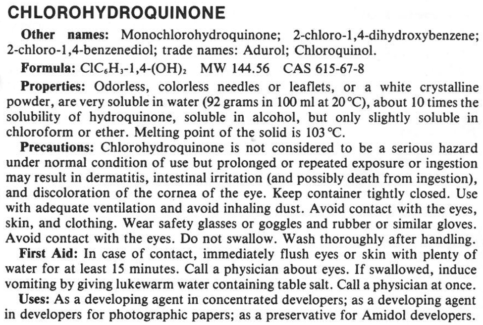 PLI Chlorohydroquinone