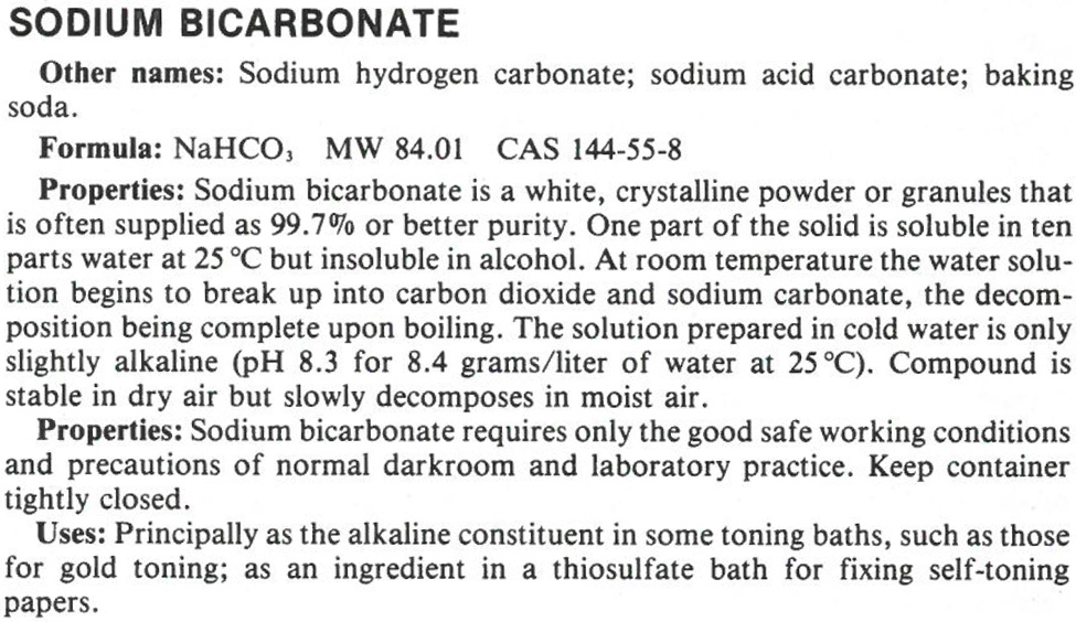 PLI Sodium Bicarbonate