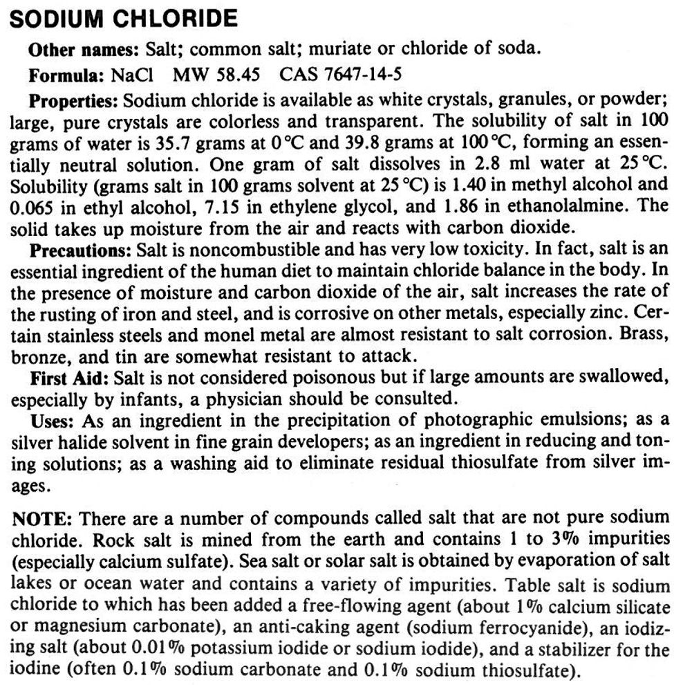 PLI Sodium Chloride