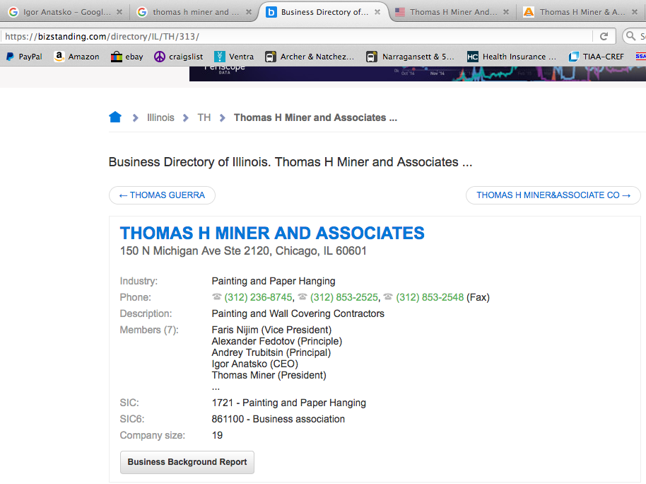 Google Thomas H. Miner!